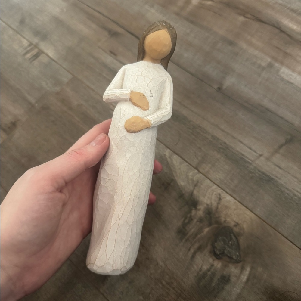 Handcrafted Figurine with White Dress